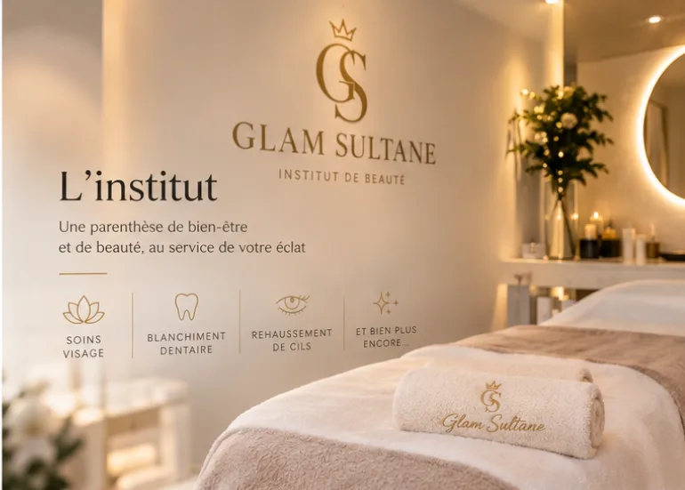 La salle de soin de l'institut Glam Sultane